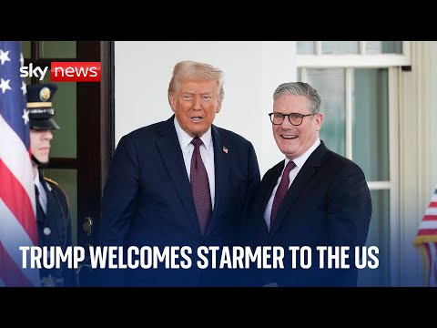 Keir Starmer meets Donald Trump at the White House - Sky News coverage