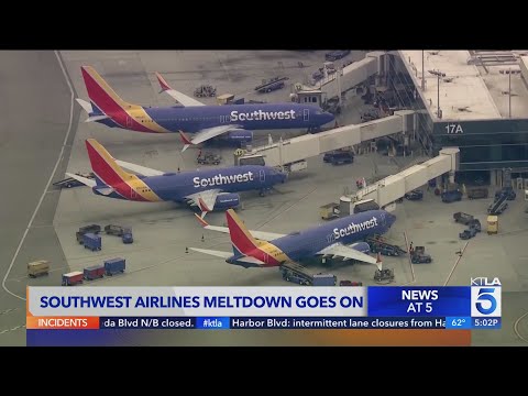 More than 2,700 flights canceled as Southwest struggles persist